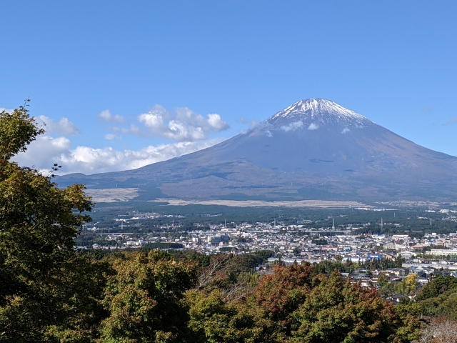 富士山と御殿場の景色