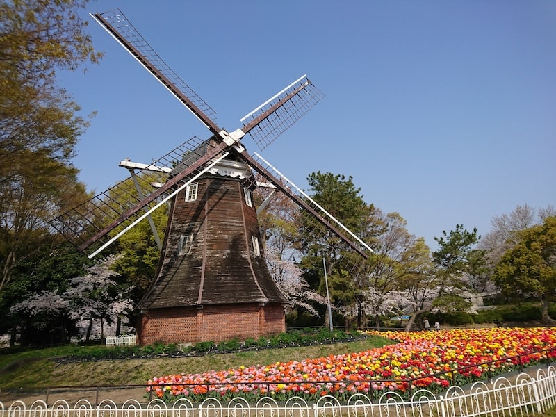 名城公園の風車